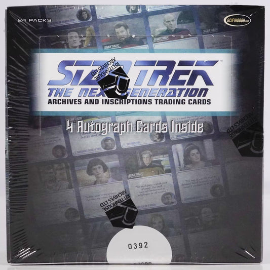 2022 Rittenhouse Star Trek The Next Generation Archives & Inscriptions Hobby Box