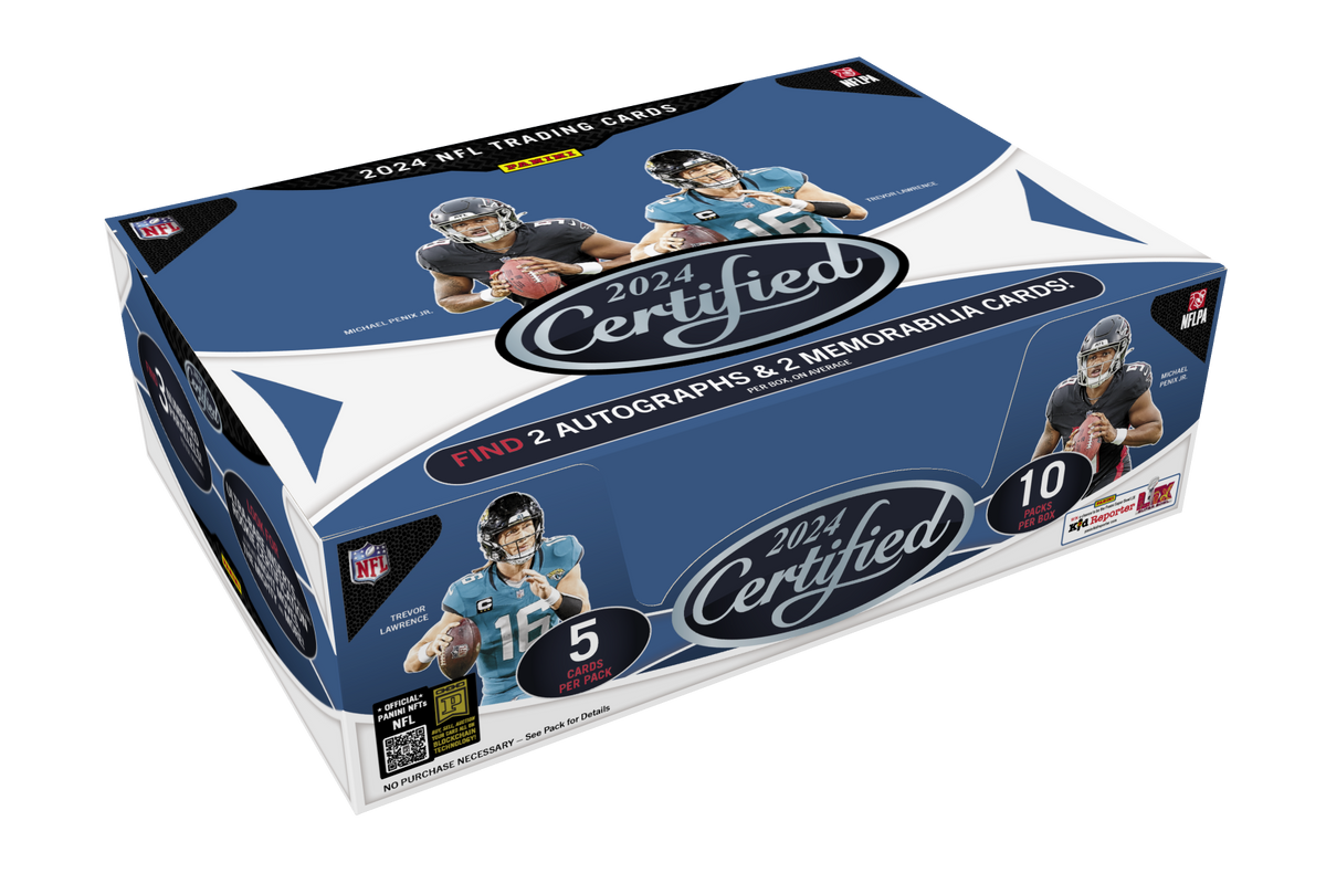 2024 Panini Certified Football Hobby 16 Box Case