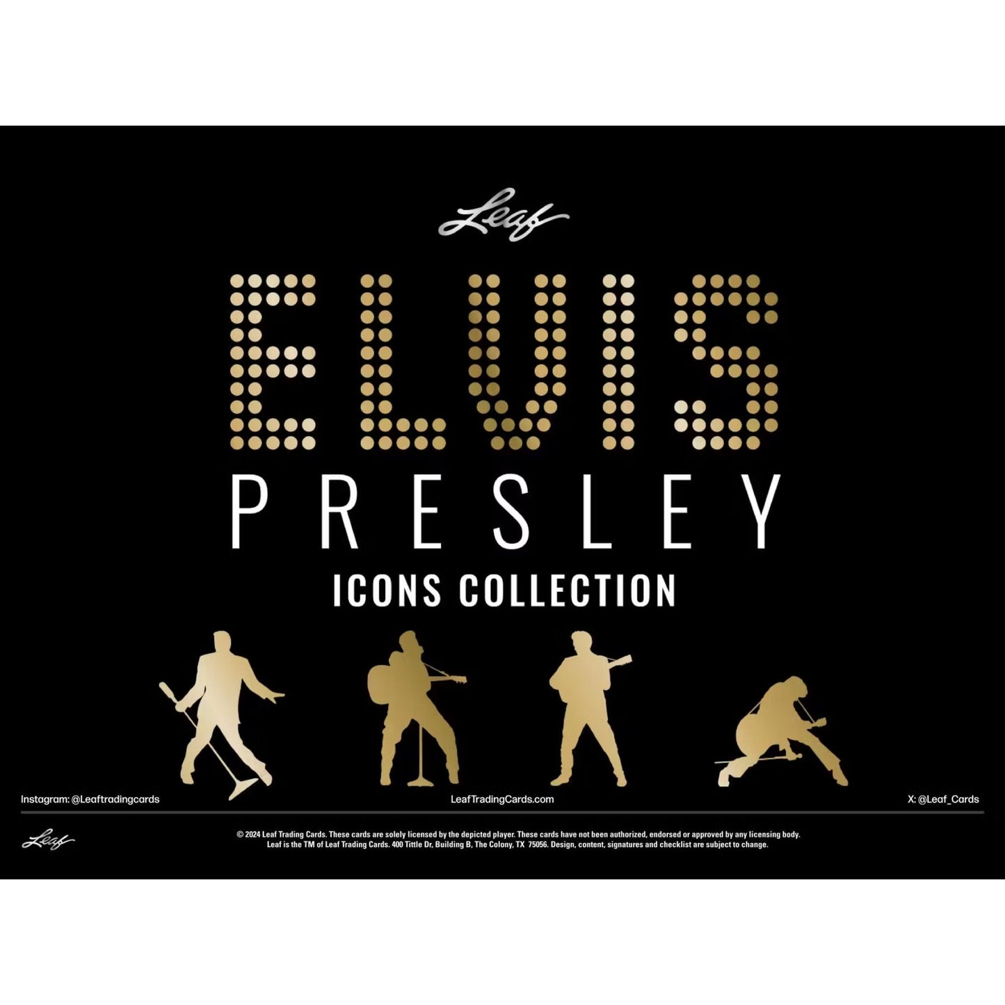 2024 Leaf Elvis Presley Icons Collection Hobby Box