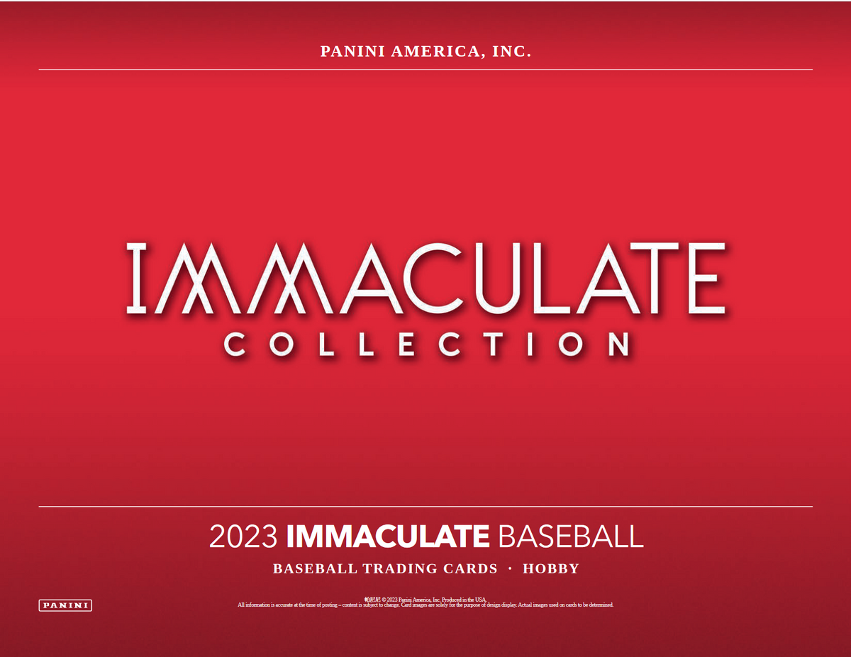 2023 Panini Immaculate Baseball Hobby Box