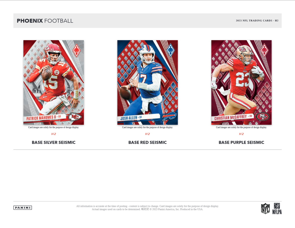 2023 Panini Phoenix Football H2 Box
